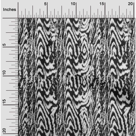 oneOone Polyester Lycra Black Fabric Animal Skin Diy Clothing Quilting Fabric Print Fabric By Yard 56 Inch Wide-D7U