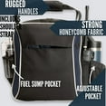 thumbnail image 3 of EntireFlight Pilot Flight Bag, Unisex, Blue Polyester Shoulder Bag with Headset Storage, Patch Panel, Padded Strap, 3 of 8