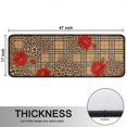 thumbnail image 5 of Kitchen Rugs Sets Of 2,Pioneer Flower Floral Print Pattern Anti Fatigue Kitchen Mat Rugs Non Slip Washable,Decorative Kitchen Floor Mats for Kitchen,Sink,Laundry,17X47 Inch, 5 of 5