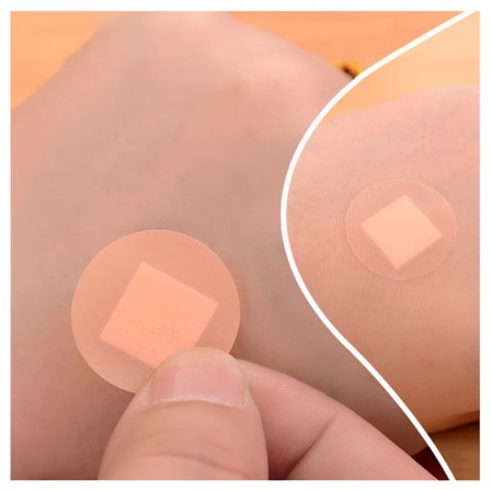 QARUN Round Band Aid Waterproof Breathable Bandage Adhesive Wholesale Small Circle Bandaids