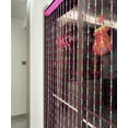 thumbnail image 4 of split Beaded Curtain Doorways Acrylic Hanging Door Beads String Curtains Tassel Room Divider Screen Decor for Doorway Window Living Room Wedding (1, Rose red, 39 inch x 78.7 inch), ES041, 4 of 11