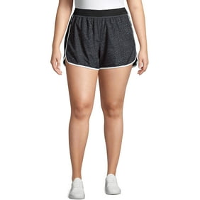 Just My Size Women's Plus Size Active Run Shorts