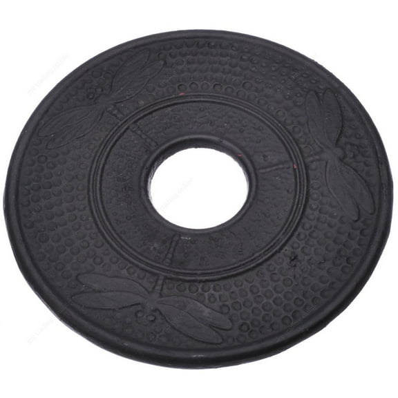 New Star International T7022BK Cast Iron Trivet Drgon Design, 5½-Inch, Black
