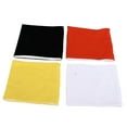 thumbnail image 2 of 4 polainas de cuello de invierno en colores naranja, blanco, amarillo y negro, de forro polar y algodón, para niños, deportes escolares y esquí., 2 of 14