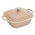 thumbnail image 5 of Staub Ceramic 4-pc Baking Pans Set, Casserole Dish with Lid, Brownie Pan, Light Pink, 5 of 9