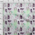 thumbnail image 2 of oneOone Cotton Poplin Purple Fabric Texture Watercolor Fabric For Sewing Printed Craft Fabric By The Yard 56 Inch Wide, 2 of 4