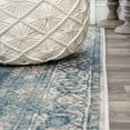 thumbnail image 4 of JONATHAN Y MODERN PERSIAN 2 x 8 Runner Rug, Rosalia Cottage Medallion - Ivory/Blue, MDP403G-28, 4 of 7