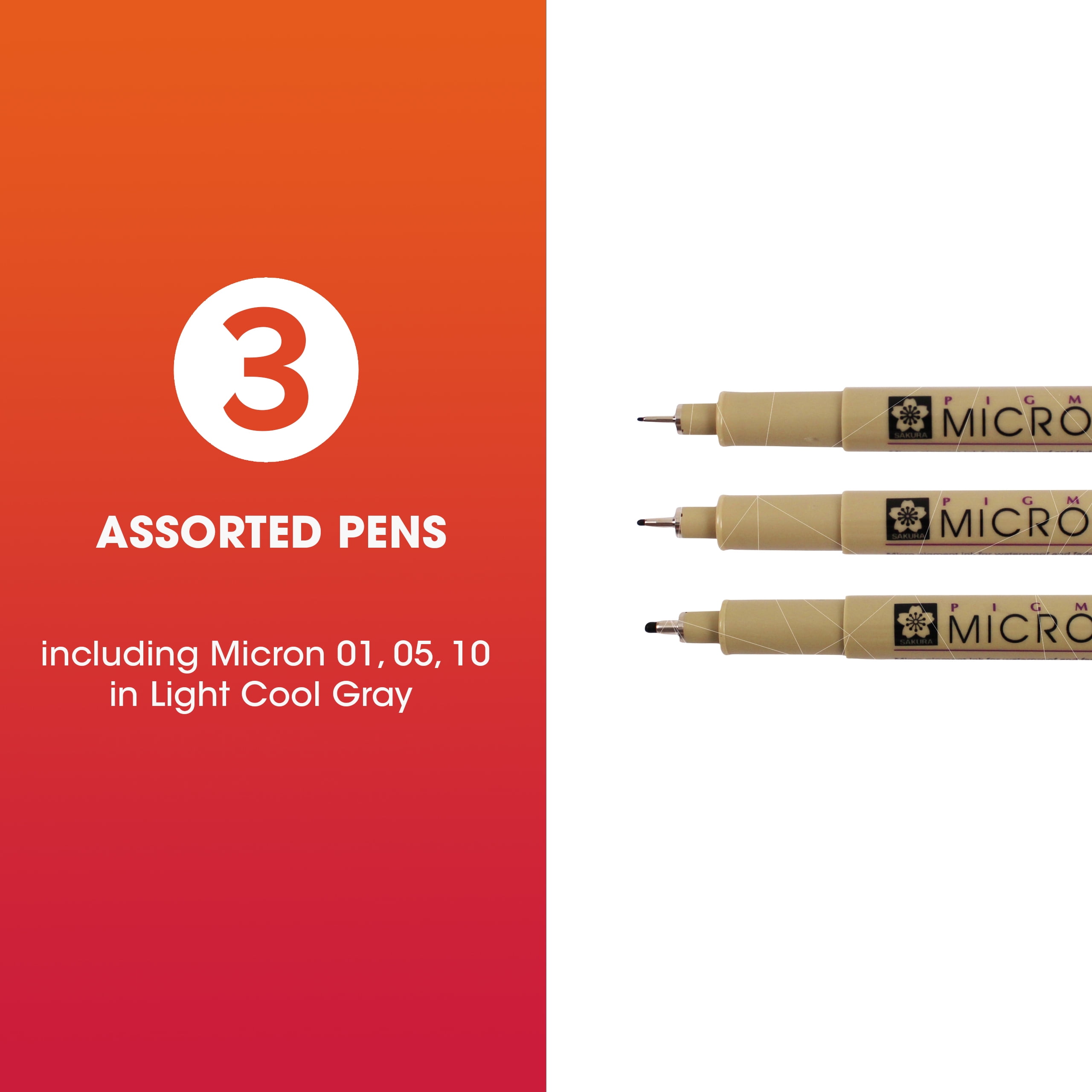 Sakura Micron Pen 02 - .30Mm Red - MICA Store