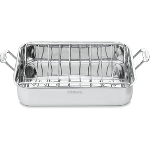 Cuisinart 16-Inch Roaster with Rack, Stainless Steel