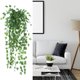 thumbnail image 3 of Bastón falso 1 pieza de plantas artificiales, vides, verde, ratán, planta colgante falsa, flores colgantes falsas, vid para pared interior Abanopi Bastón falso, 3 of 7