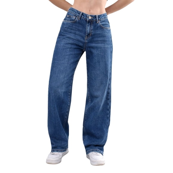 Pantalón  Savi Jeans Mom SB4739C Tiro Medio para Mujer