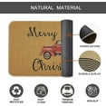 thumbnail image 5 of Christmas Door Mat Outdoor Indoor Entrance, Christmas Rug Decorations for Home Kitchen Bathroom - Red Truck Doormat 17x30 inch Non-Slip Rubber Mat, 5 of 6
