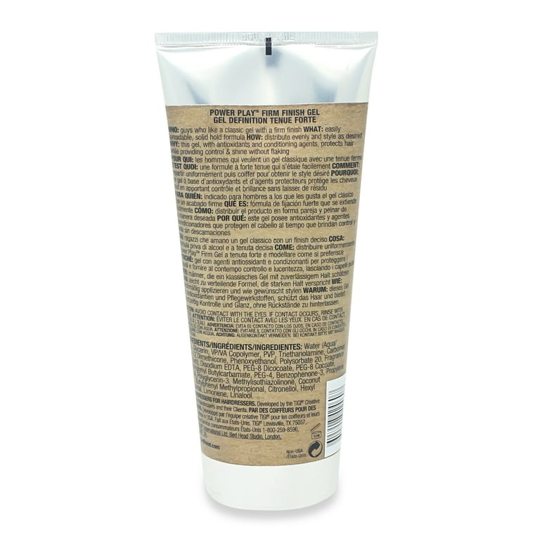 Bedhead For Men Power Play Firm Finish Gel 6.8oz Bedhead For Men Power Play Firm Finish Gel 6.8oz