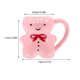 thumbnail image 2 of ColoMX Taza de café para el hogar, taza multiusos para beber, Taza de café de cerámica, taza con forma de hombre de jengibre, 2 of 7