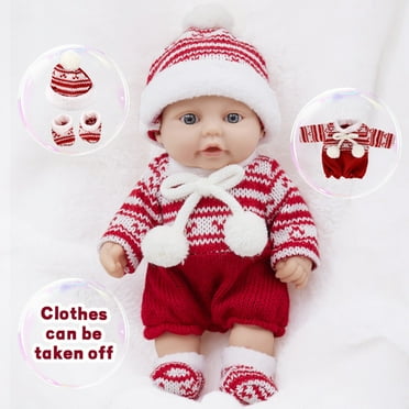 Clearance Toys under $5! kkbbma Reborn Baby Dolls,8Inch Real Baby Feeling Realistic-Newborn Dolls Girl Baby Doll with Doll Accessories for Kids Age 3  