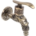 thumbnail image 1 of IFANLANDOR Multifunctional Dark Brown Retro Faucet for Washing Machine and Balcony Use, 1 of 7