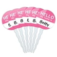 thumbnail image 1 of Betty Hello My Name Is Cupcake Picks Toppers - Set of 6, 1 of 1