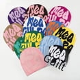 thumbnail image 4 of Gorro de punto de moda para hombre y mujer, estilo hip hop, rap, patineta, letras de rap, gorro frío, 4 of 5