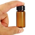 thumbnail image 4 of Uxcell 10mL Glass Vials with Screw Caps Liquid Sample Vial Storage, Amber 24Pcs, 4 of 5