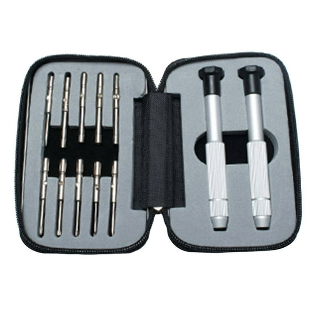 12pcs Eyeglasses Sun Glasses Repair Kit Nose Pads Screws Ear Hooks Screwdriver Set