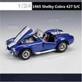 thumbnail image 4 of Model Car 1:24 Scale Shelby Cobra 427 S/C Die-Cast Alloy Toy Car For Boys And Teens Red, 4 of 5