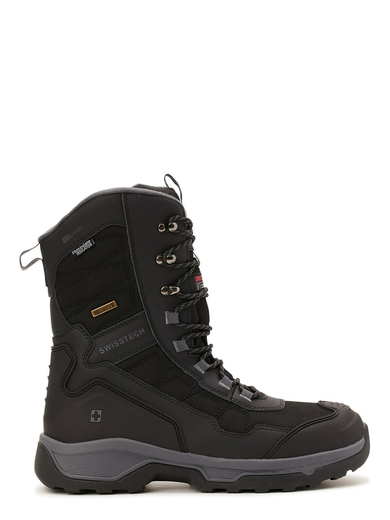 Free Shipping! Swiss Tech Men's Insulated Waterproof Snow Boots