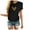 Black, variant on ZIZOCWA Women'S Casual Cap Sleeve T Shirts Women Short Sleeve Shirts Casual Tops O Lips Women Sleeve Valentine'S Letter Fashion Day Print Casual Short Neck Women'S Blouse Summer Blouses for Women Fa