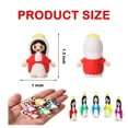 thumbnail image 4 of 100 Pcs Little Virgin Mary Figurines Bulk Mini Virgin Mary Doll Easter Jesus Figures for Thanksgiving Day Hide Easter Eggs Stuffers Sunday Baptism Gifts, 4 of 6