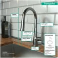 thumbnail image 5 of Hansgrohe Talis S HighArc Kitchen Faucet, 2-Spray Pull-Down, 1.75 GPM in Steel Optic, 5 of 6