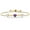 Amethyst and Moissanite, variant on Red Garnet and White Moissanite Tennis Bracelet for Women | 2.20 Cttw | Gemstone January Birthstone | Heart Shape 6MM and 5MM | Fully Adjustable up to 9 inch