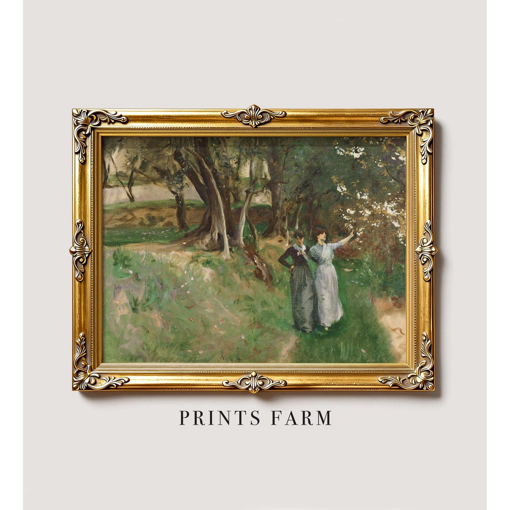 Spring Forest Women Farmhouse Wall Art