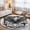 White, variant on 1776-2026 Washable Round Area Rug 3 ft, Bald Eagle Patriotic Americana Flag Black White Soft Non Slip Rugs Stain Repellent Indoor Felt Carpet for Living Dining Room Bedroom Home Office