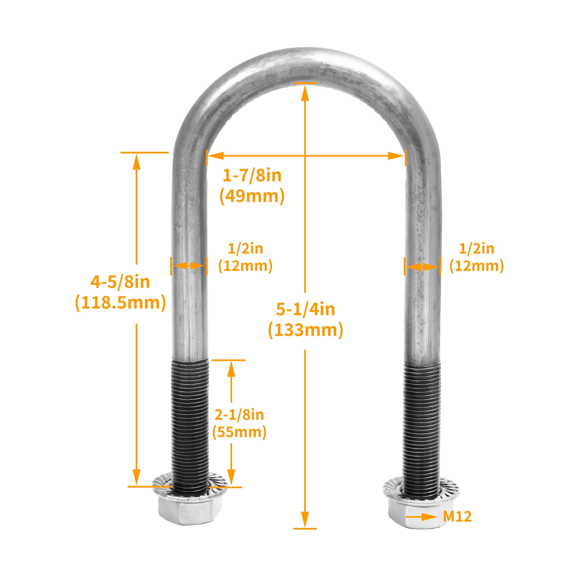 Kojem 3500lb Tandem Trailer Axle Suspension Kit Included Leaf Spring+Hanger Kit+Equalizer+Shackle Strap+U-Bolt