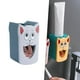 thumbnail image 1 of Dispensador automático de pasta de Ahorro de espacio montado en la pared para inodoro de baño Azul perfecl Exprimidores de pasta de dientes, 1 of 8