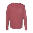 thumbnail image 2 of Comfort Colors - Garment-Dyed Heavyweight Long Sleeve Pocket T-Shirt - 4410 - Brick, 2 of 3