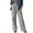 Green #19, variant on Dresfit Gingham Pants for Women Baggy Wide Leg Sweatpants Plaid Wide Leg Palazzo Pants Relaxed Fit Lightweight Drawstring Athletic Sweat Pants with Pockets S