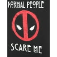 thumbnail image 5 of Marvel Deadpool Men's & Big Men's Normal People Scare Me Hoodie Sweatshirt, Men's Deadpool Hoodies, 5 of 6