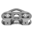 thumbnail image 3 of Polea De Escalada De 25kn, Polea De aleación De Aluminio Polea Doble Para Transportar Apariencia De Escalada En La Tirolina Al Aire, 3 of 7