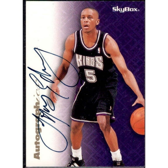 Tyus Edney Card 1996-97 SkyBox Premium Autographics #19