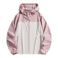 thumbnail image 1 of Manteau de Pêche pour Femmes et Hommes, Veste d'Exercice Extérieure à Manches Longues avec Capuchon et Fermeture Éclair, Mélange Respirant Polyester Spandex, Blocage UV, 1 of 8