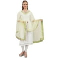 thumbnail image 5 of Phagun Women Ethnic Wrap Hizab Net Dupatta Long Stole Scarf Gift For Her-Lime Green, 5 of 5