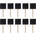 thumbnail image 1 of 10PCS Foam Brushes Sponge Painting Brushes with Handle for Staining Polyurethane Acrylic Painting Art Craft Projects Applying Varnishes Furniture Wood Car Home Decors (Black, 3 Inch), 1 of 5