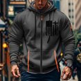 thumbnail image 3 of CONZONE Men's Hoodies Long Sleeve Pullover Hoodie for Men Zip Up Graphic Hooded Sweatshirts With Pocket, 3 of 4