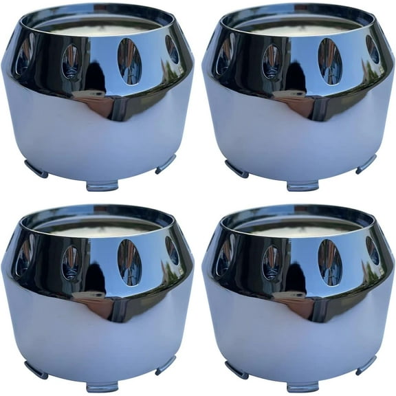 4PCS XD Series Chrome Wheel Rim Center Hub Cap XD779 XD795 Hoss 464k106 XD786/XD795 (No Logo)