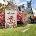 thumbnail image 7 of Welcome Patriotic Corgi Garden Flag Double Sided 12x18 Inch Summer Spring Flowers Yard Flag Outdoor Decoration Home Gifts for Men Women Birthday Gifts Memorial Day, 7 of 7
