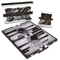 thumbnail image 1 of Set de backgammon Crazy Games Classic con funda de piel de 38 cm, 1 of 1