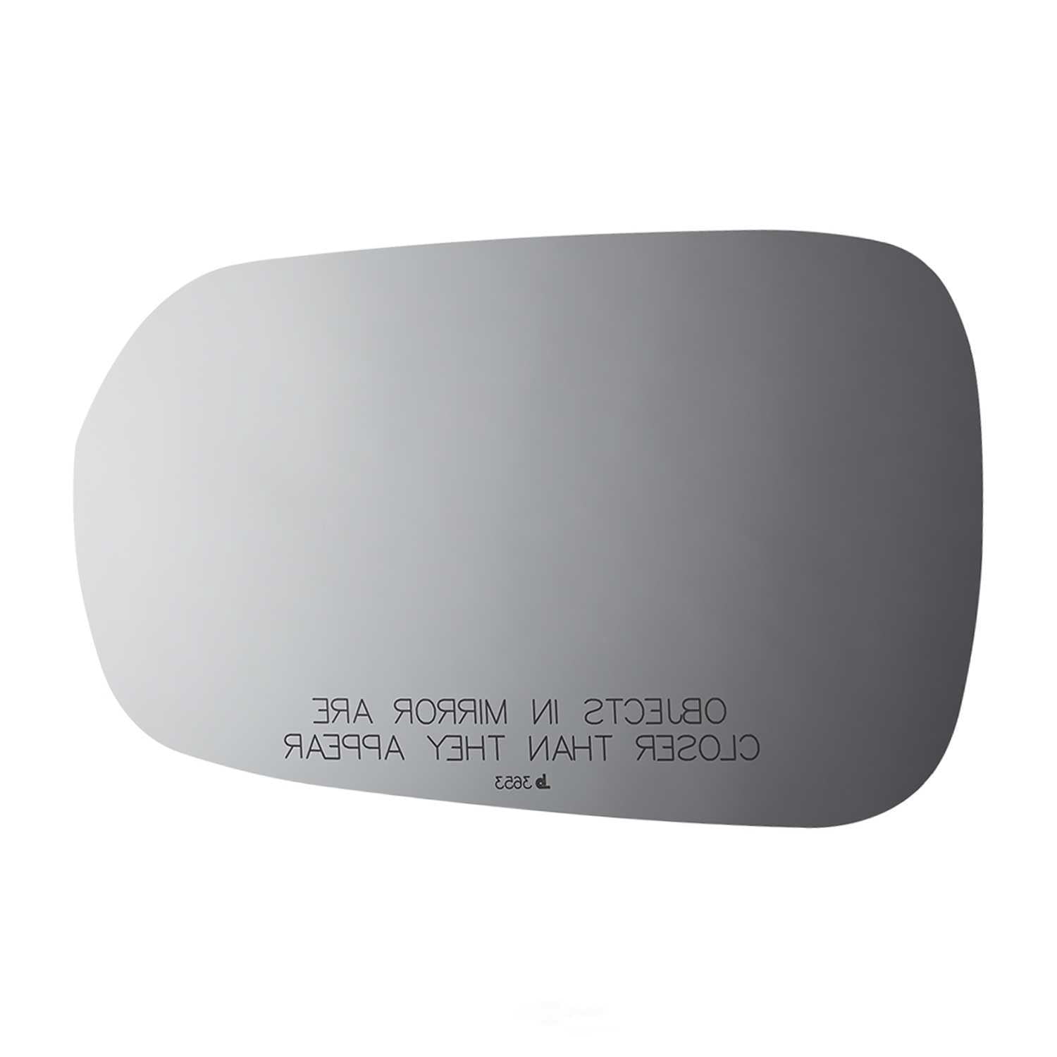 Burco Side View Mirror Replacement Glass - Clear Glass - 3653