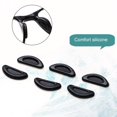 thumbnail image 3 of dianhelloya 10 Pairs Eyeglass Nose Pads D-shaped Soft Silicone Anti-slip Lightweight Hypoallergenic Adhesive Glasses Nose Pads, 3 of 10