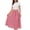 C-Red872, variant on DHFJKG Womens Stripe Skirt Retro A Line Mid-Calf Comfortable High Waisted Flared Hem Skirts Carnival Trendy Skirt
