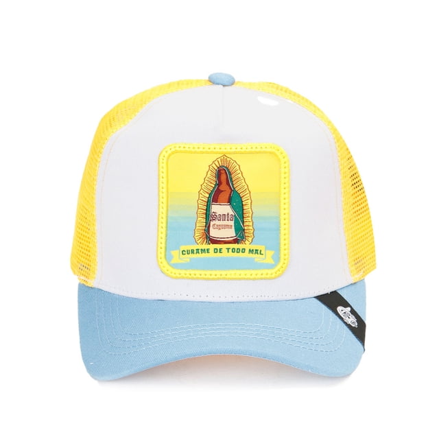 Gorra curva con malla Pook Santa Caguama Cúrame de todo mal